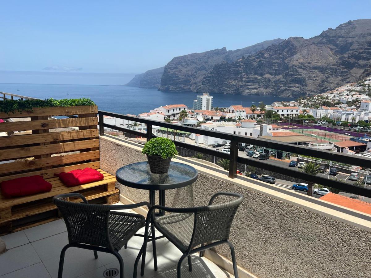 Studio With Fantastic Sea View In Los Gigantes Puerto de Santiago  Exterior foto